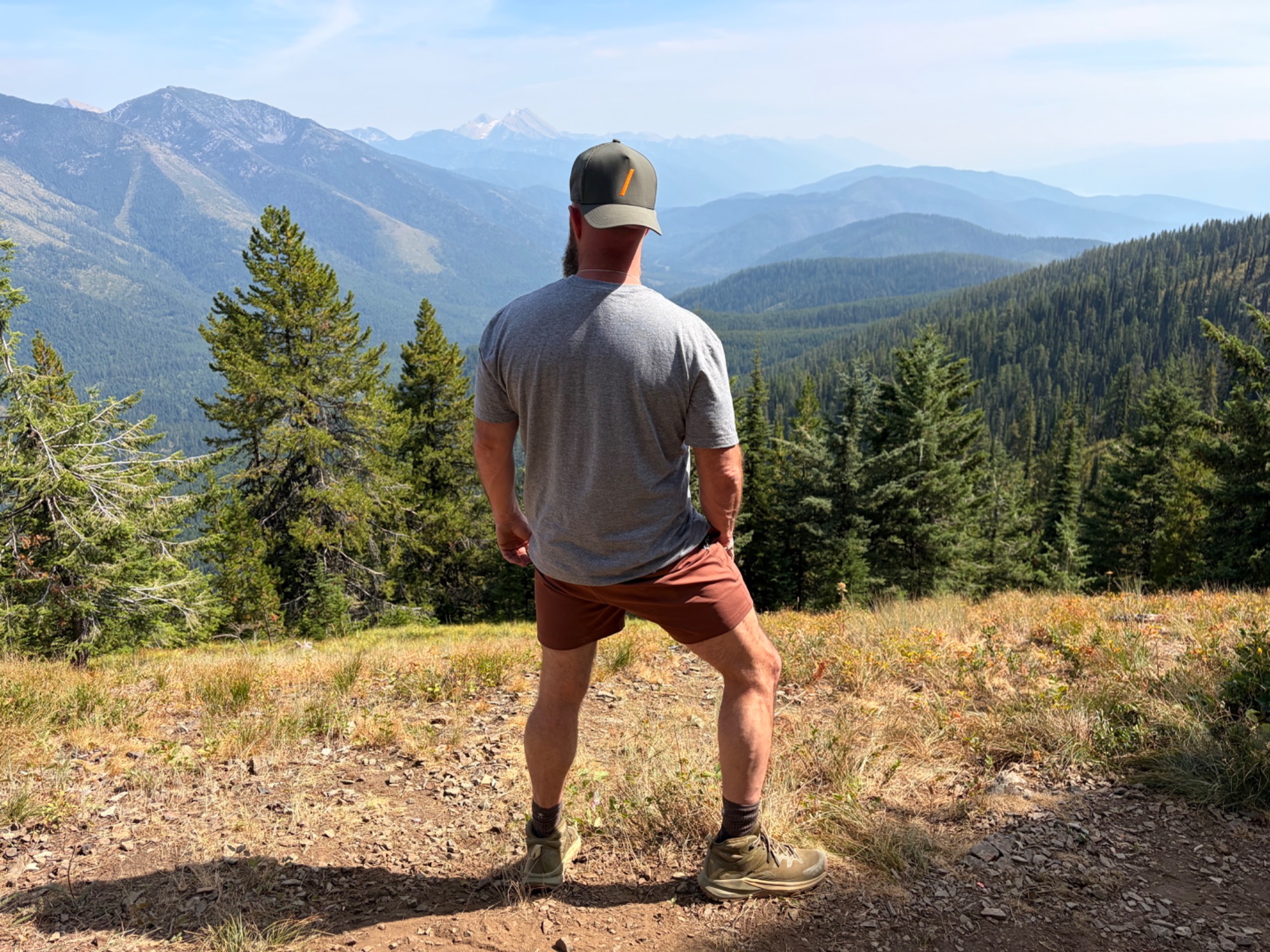 Chris Le Veck on a ridgeline
